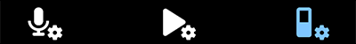 VoiceTracer device settings