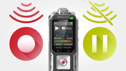 Voice-activation for hands-free recording