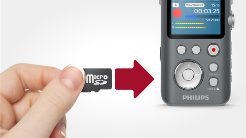 16 GB internal capacity and microSD card slot for virtually unlimited storage space