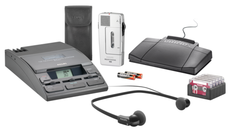 Pocket Memo dictation and transcription set