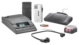 Pocket Memo dictation and transcription set